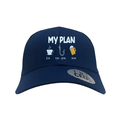 My Fishing Plan Embroidered Trucker Hat
